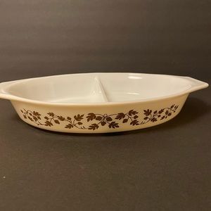 Pyrex Divided Casserole Dish 1.5Q